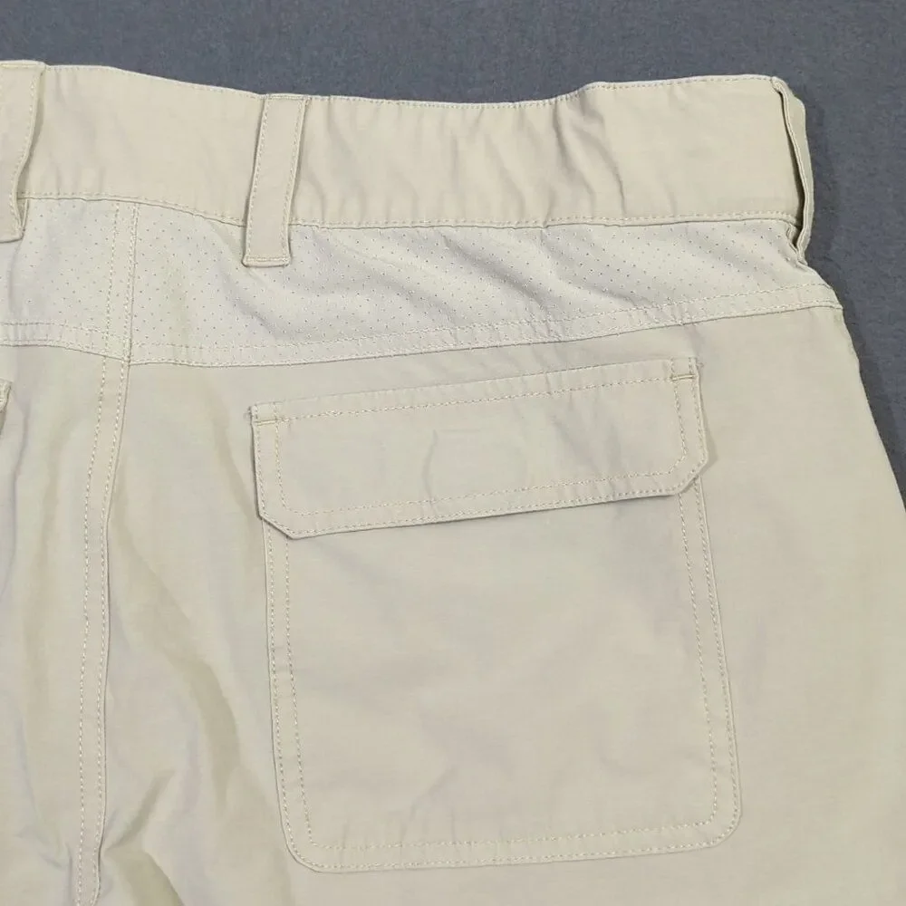 Huk Shorts Men's XL Beige Next Level 10.5 Short Fishing Outdoor Hiking